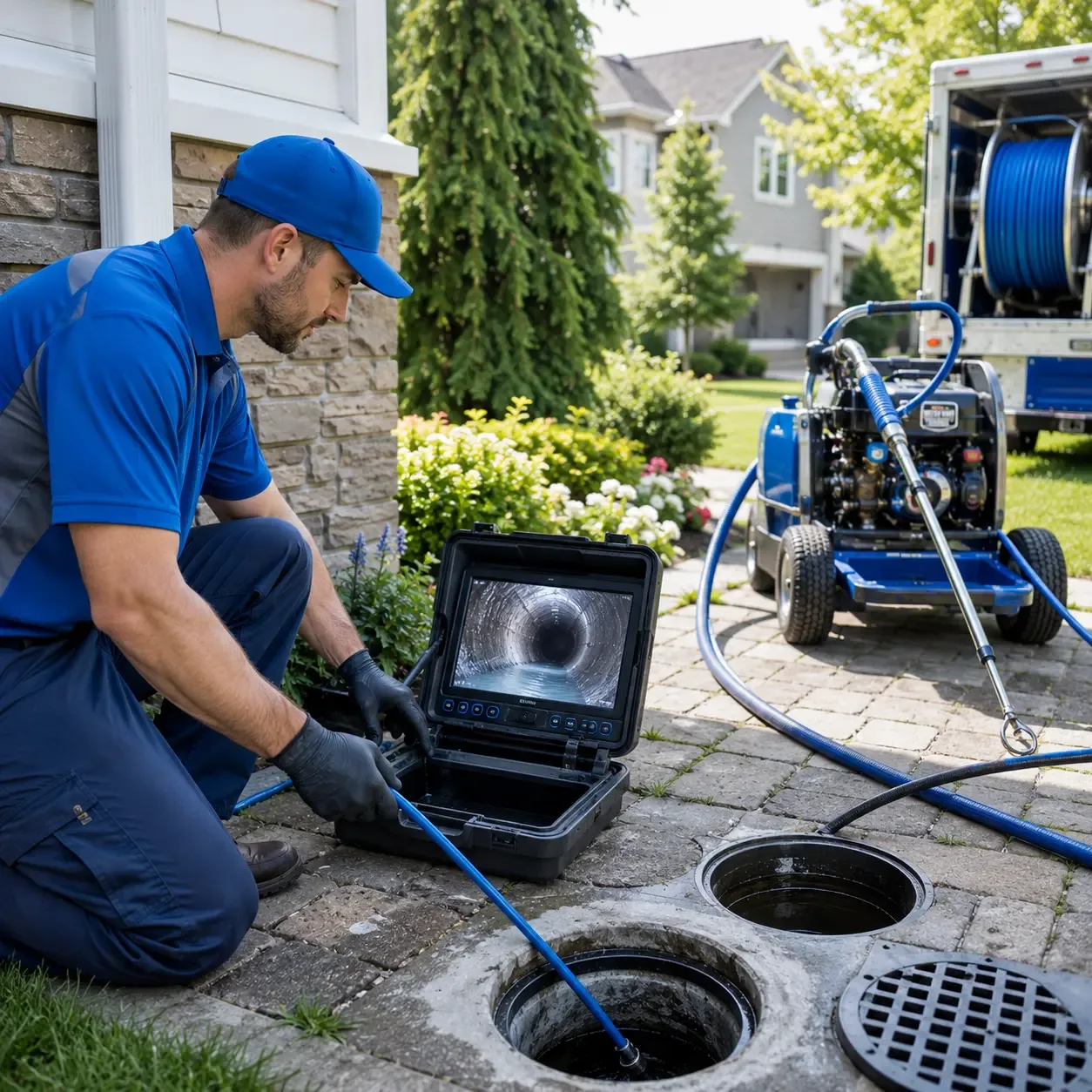 Outdoor drain cleaning professionals serving Hurricane Mills, TN